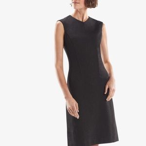 MMLaFleur Maggie Dress Textured Ponte Charcoal new